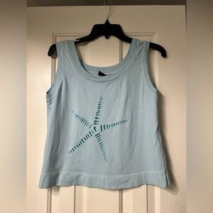 Spirit Sky Blue Starfish Tank Top